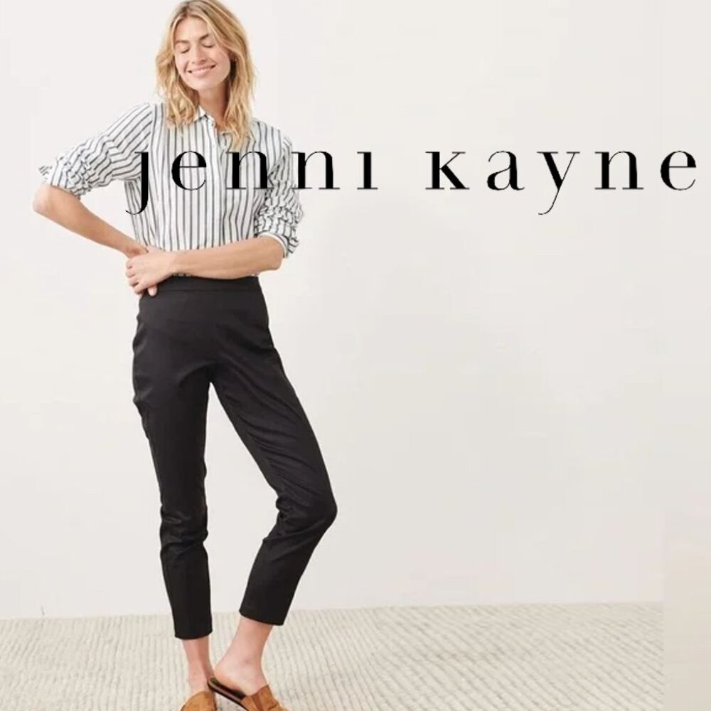 JENNI KAYNE Weekender Slim Trouser NWOT Black XL